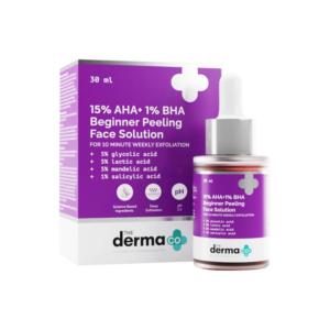 The Derma Co 15% AHA + 1% BHA Beginner Face Peeling Solution 30ml