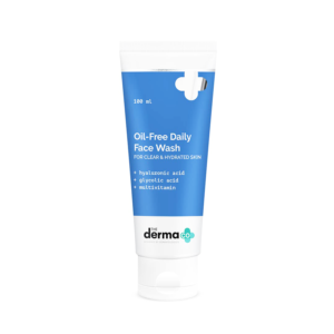 The Derma Co Oil-Free Daily Face Wash For Clear & Hydrated Skin 100ml