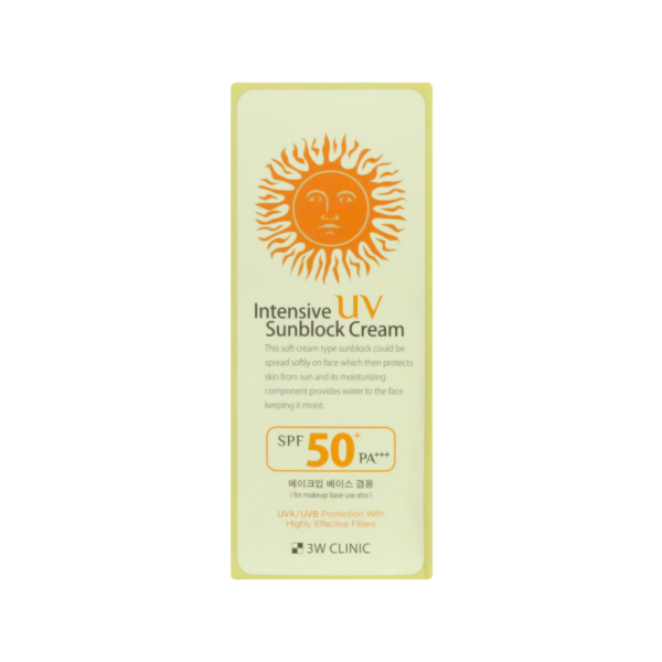 3W Clinic Intensive UV Sunblock Cream SPF50+ Pa+++ 70ml