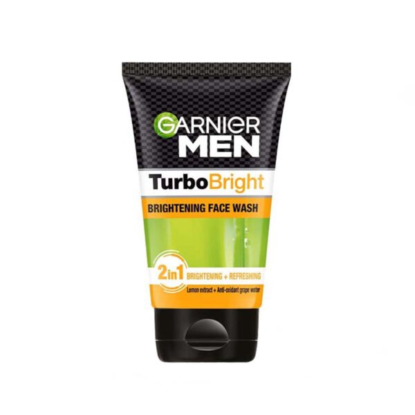Garnier Men Turbo Bright Brightening Face Wash 100g