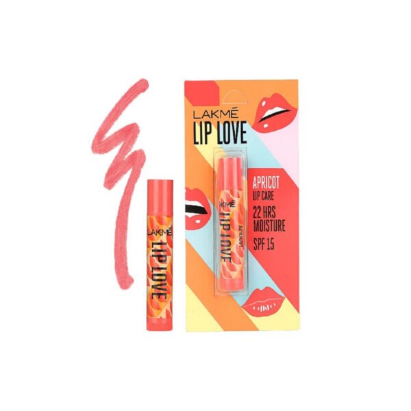 Lakme Lip Love 22hr Moisture Spf15 Lip Balm- Apricot