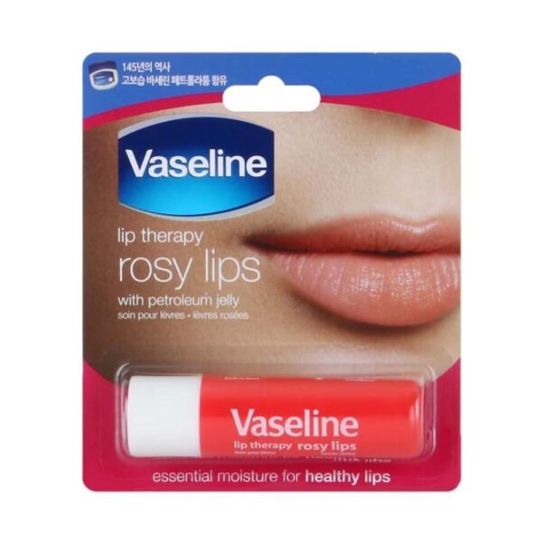 Vaseline Lip Therapy Rosy Lips With Petroleum Jelly 4.8g