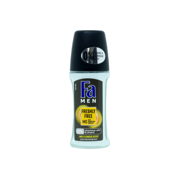 Fa Freshly Free Lime & Ginger Scent 24h Deodorant 50ml