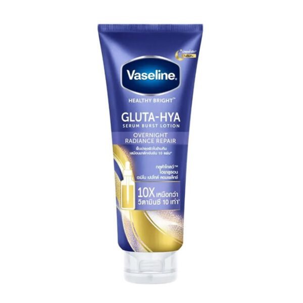Vaseline Gluta-Hya Overnight Radiance Repair Serum Burst Lotion 300ml in bd