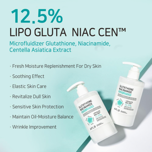 APLB Glutathione Niacinamide Body Lotion 300ml - Image 4
