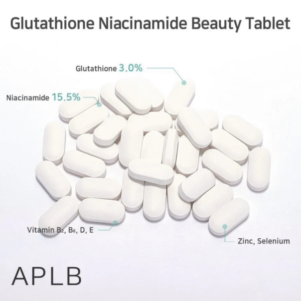 APLB Glutathione Niacinamide Beauty Tablet 30 Tablets in bd