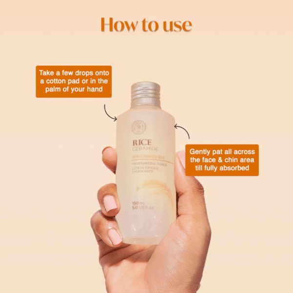 The Face Shop Rice Ceramide Moisturizing Toner 150ml in bd