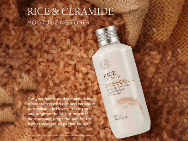 The Face Shop Rice Ceramide Moisturizing Toner 150ml in bd