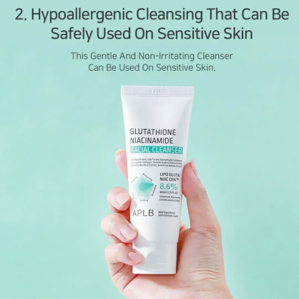 APLB Glutathione Niacinamide Facial Cleanser 80ml in bd