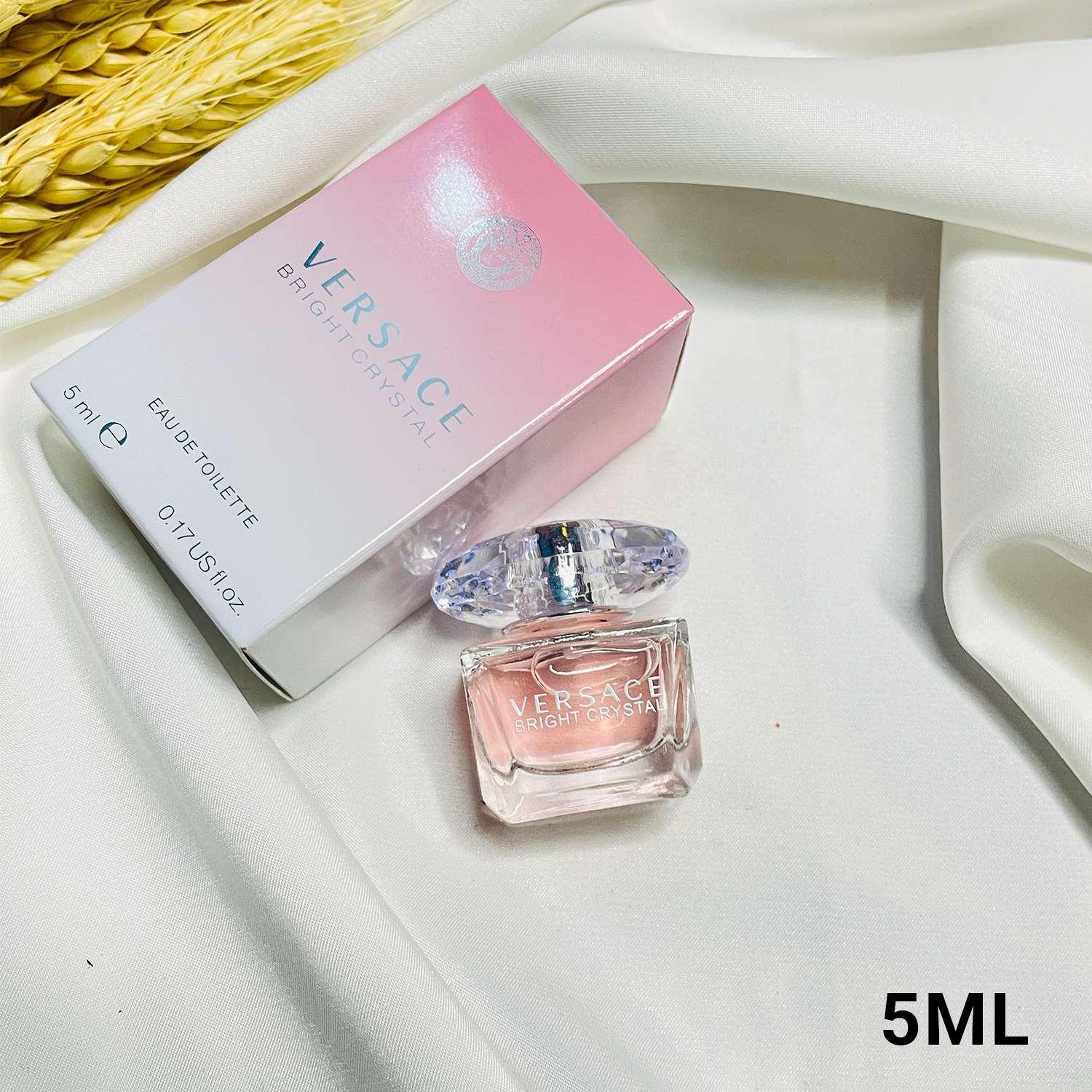 Versace Bright Crystal Eau de Toilette 5ml – Miniature Perfume - Image 3