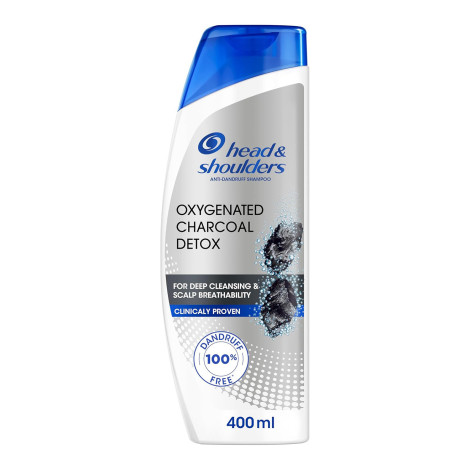 Head & Shoulders Oxygenated Charcoal Detox Anti-Dandruff Shampoo 400ml