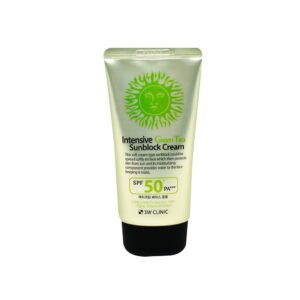 3W Clinic Intensive Green Tea Sunblock Cream SPF50+ PA+++ 70ml – Oil Control & UV Protection