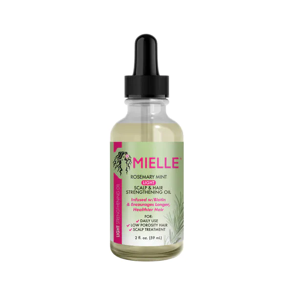 Mielle Rosemary Mint Light Scalp & Hair Strengthening Oil 59ml – Lightweight Hair Oil
