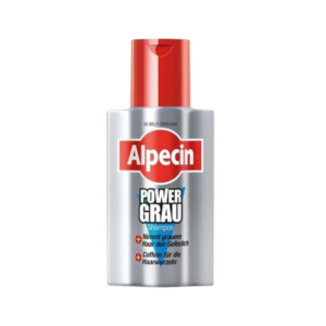 Alpecin Power Gray Shampoo 200ml – Enhances Natural Gray Hair Tone