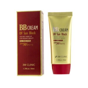 3W Clinic BB Cream UV Sun Block SPF50+ PA+++ 50ml – Makeup + Sunscreen