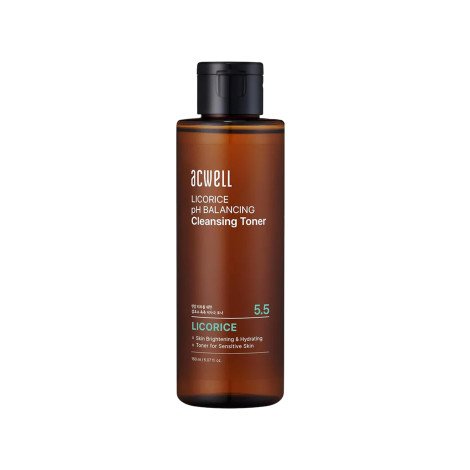 Acwell 5.5 Licorice pH Balancing Cleansing Toner 150ml – Brightening Korean Toner