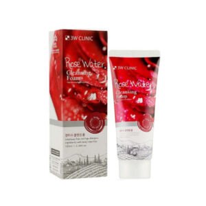 3W Clinic Rose Water Cleansing Foam 100ml – Gentle Face Wash