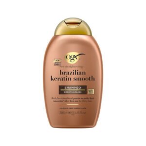 OGX Brazilian Keratin Smooth Shampoo 385ml – Frizz Control Hair Care