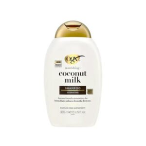 OGX Nourishing Coconut Milk Shampoo 385ml – Hydrating Hair Care