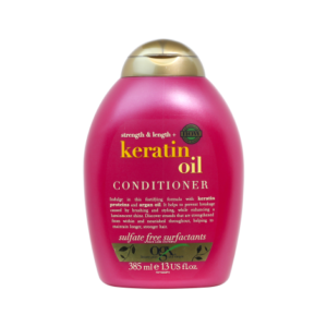 OGX Strength & Length Keratin Oil Conditioner 385ml – Hair Strengthening Care