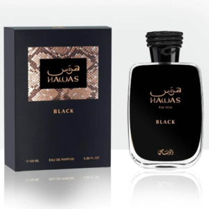 Rasasi Hawas Black EDP 100ml for Men – Aromatic Fruity Woody Perfume